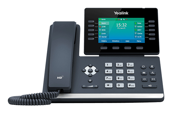 Yealink SIP-T54W IP telefoon Zwart 10 regels LCD Wifi - Afbeelding 2