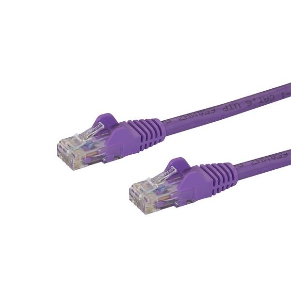StarTech.com Cat6 patchkabel met snagless RJ45 connectors 2 m, paars - Afbeelding 2
