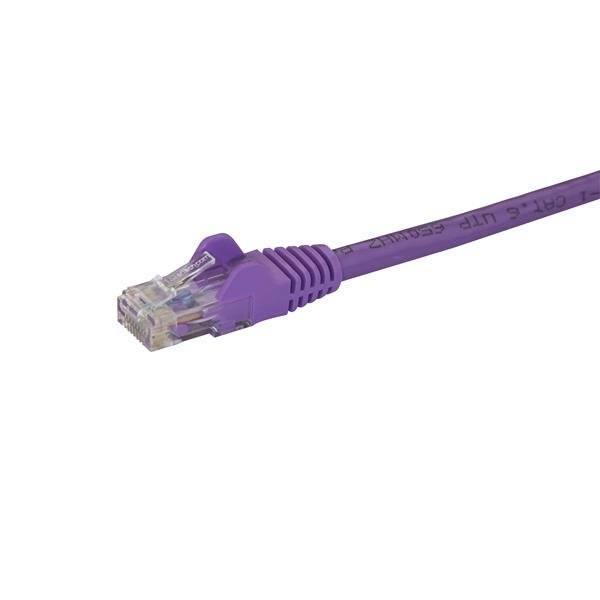 StarTech.com Cat6 patchkabel met snagless RJ45 connectors 2 m, paars - Afbeelding 3
