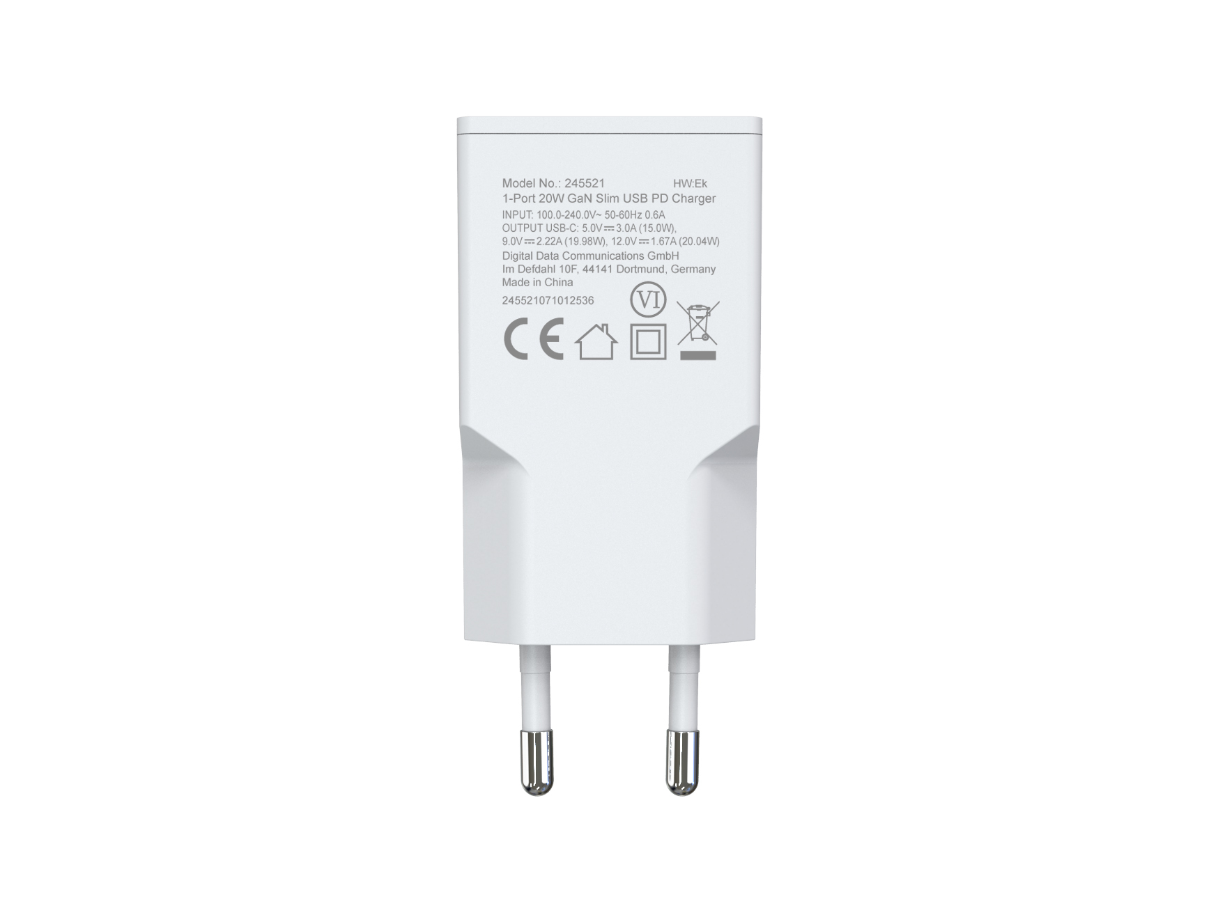 Equip 245521 oplader voor mobiele apparatuur Universeel Wit AC Snel opladen Binnen - Afbeelding 3