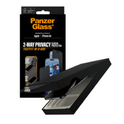 PanzerGlass ® 2-Way Privacy Screen Protector iPhone Air | Ultra-Wide Fit w. Fastfit in-a-box Doorzichtige schermbeschermer Apple 1 stuk(s) - Afbeelding 7