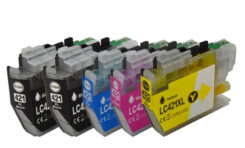 Peach PI500-378 inktcartridge 5 stuk(s) Compatibel Hoog (XL) rendement Zwart, Cyaan, Magenta, Geel