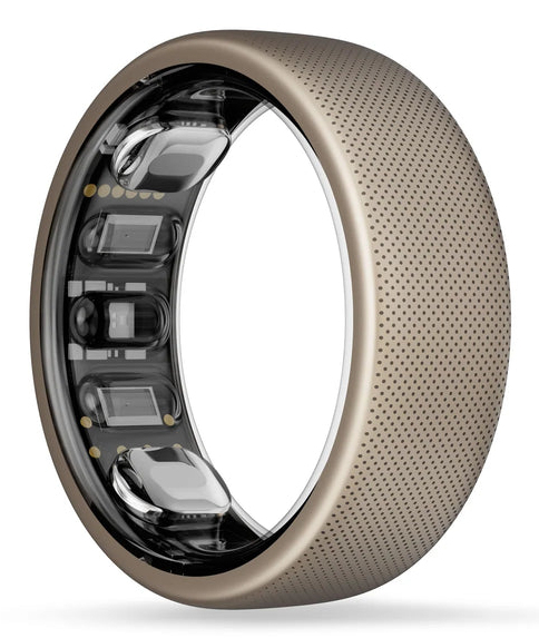 Amazfit Helio Ring Nee Slimme ring met activiteitentracker Titanium - Afbeelding 2