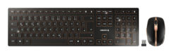 CHERRY DW 9100 SLIM toetsenbord Inclusief muis Universeel RF-draadloos + Bluetooth QWERTZ Duits Zwart - Afbeelding 2