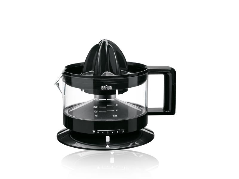 Braun CJ3000BK elektrische citruspers 0,35 l 20 W Zwart - Afbeelding 2