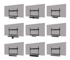 Neomounts AV30-500BL Videobar kit 43-110" - VESA - max 10 kg - universeel - Afbeelding 12