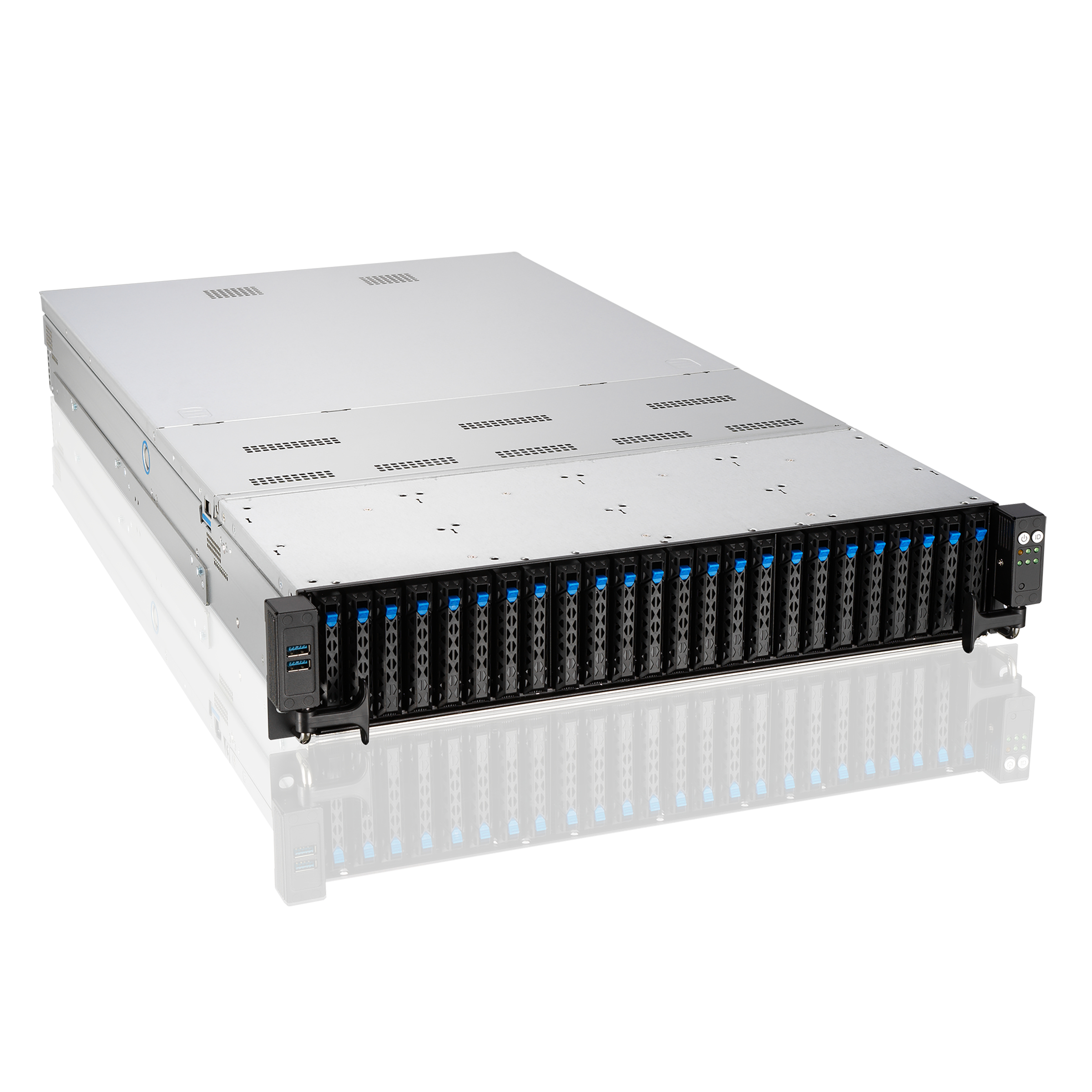 ASUS RS720-E11-RS24U Intel C741 Rack (2U) Zwart, Zilver - Afbeelding 5