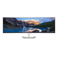 DELL UltraSharp U4924DW computer monitor 124,5 cm (49") 5120 x 1440 Pixels 5K Ultra HD LCD Zwart, Zilver