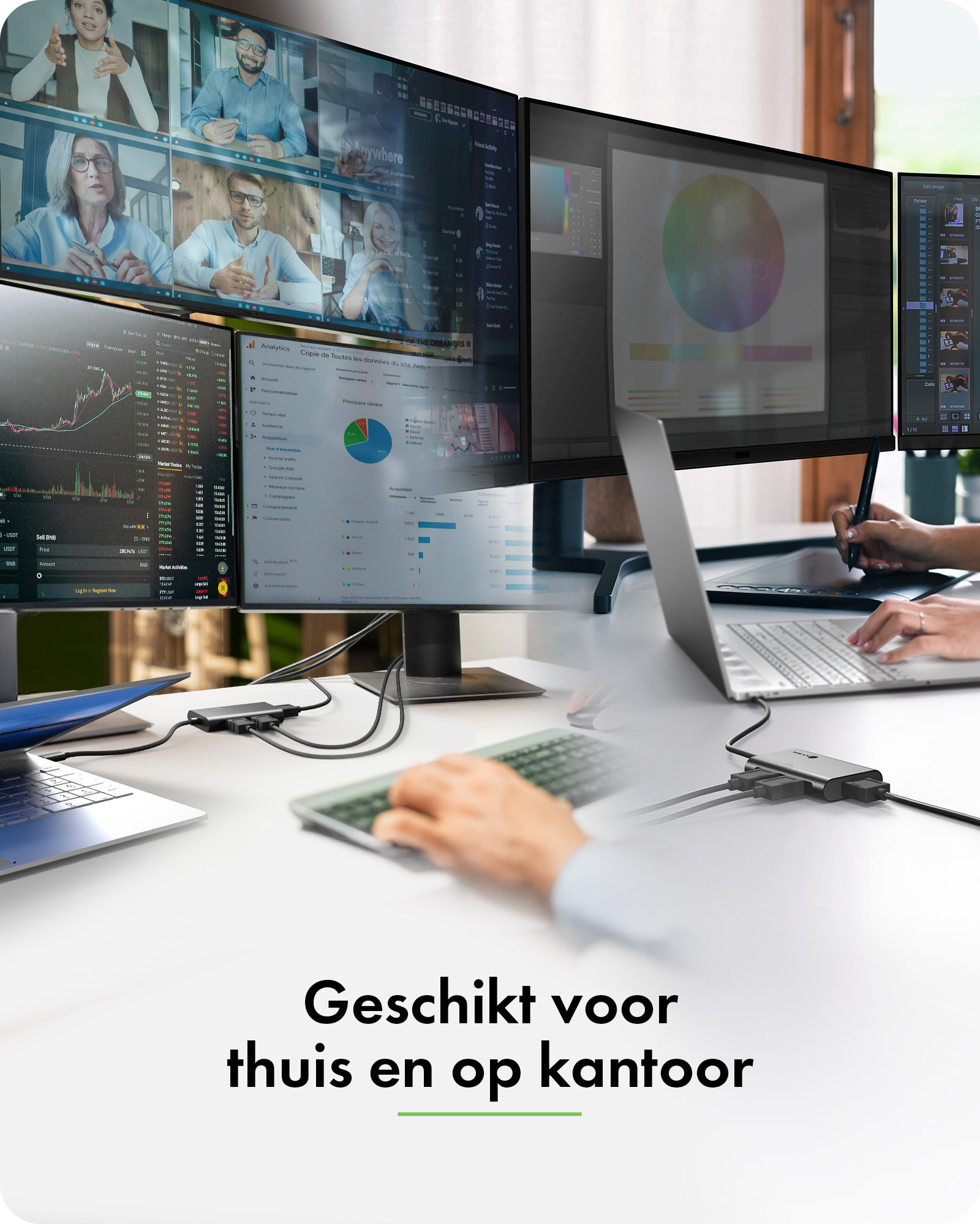 ICY BOX Adapter voor USB Type-C naar 3x HDMI - Afbeelding 5