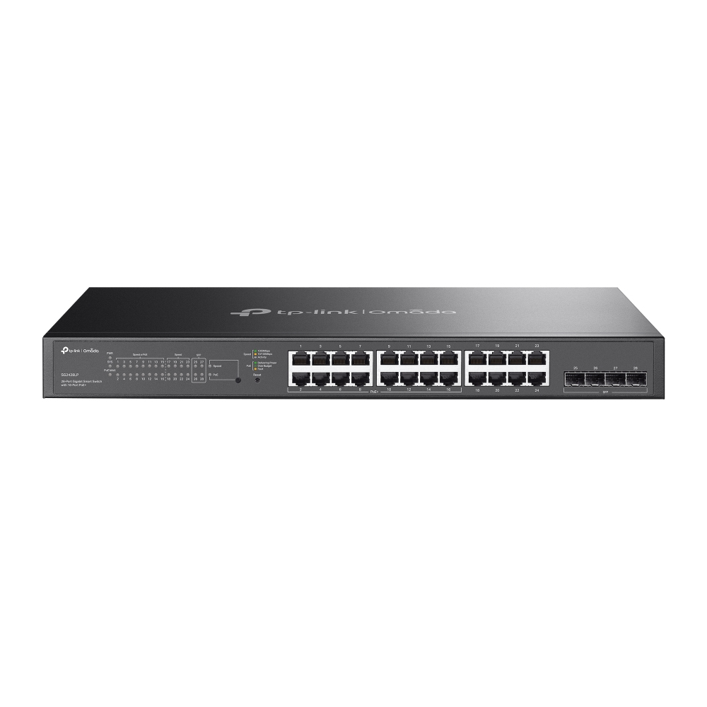 TP-Link Omada SG2428LP netwerk-switch Managed L2/L2+ Gigabit Ethernet (10/100/1000) Power over Ethernet (PoE) Grijs - Afbeelding 2