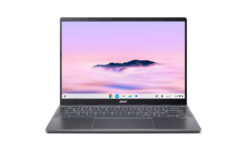 Acer Chromebook CBE794-1T-56TX Intel Core Ultra 5 125U 35,6 cm (14") Touchscreen WUXGA 16 GB LPDDR5x-SDRAM 256 GB SSD Wi-Fi 7 (802.11be) ChromeOS US International Grijs