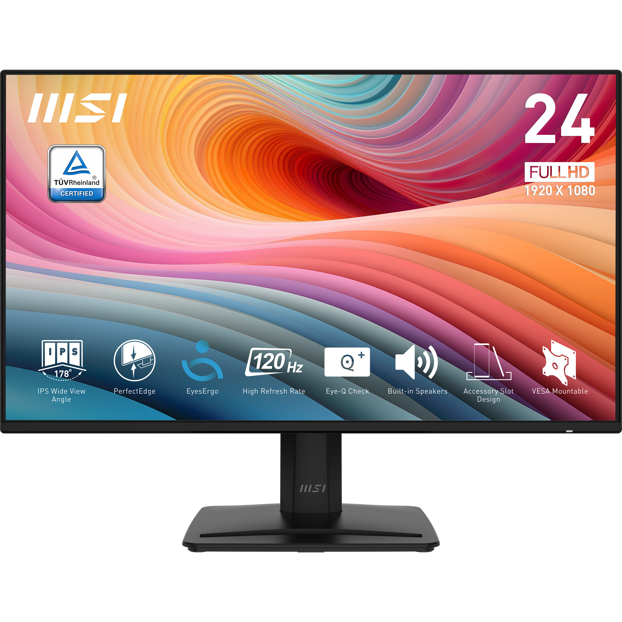 MSI PRO MP242A E2 computer monitor 60,5 cm (23.8") 1920 x 1080 Pixels Full HD Zwart