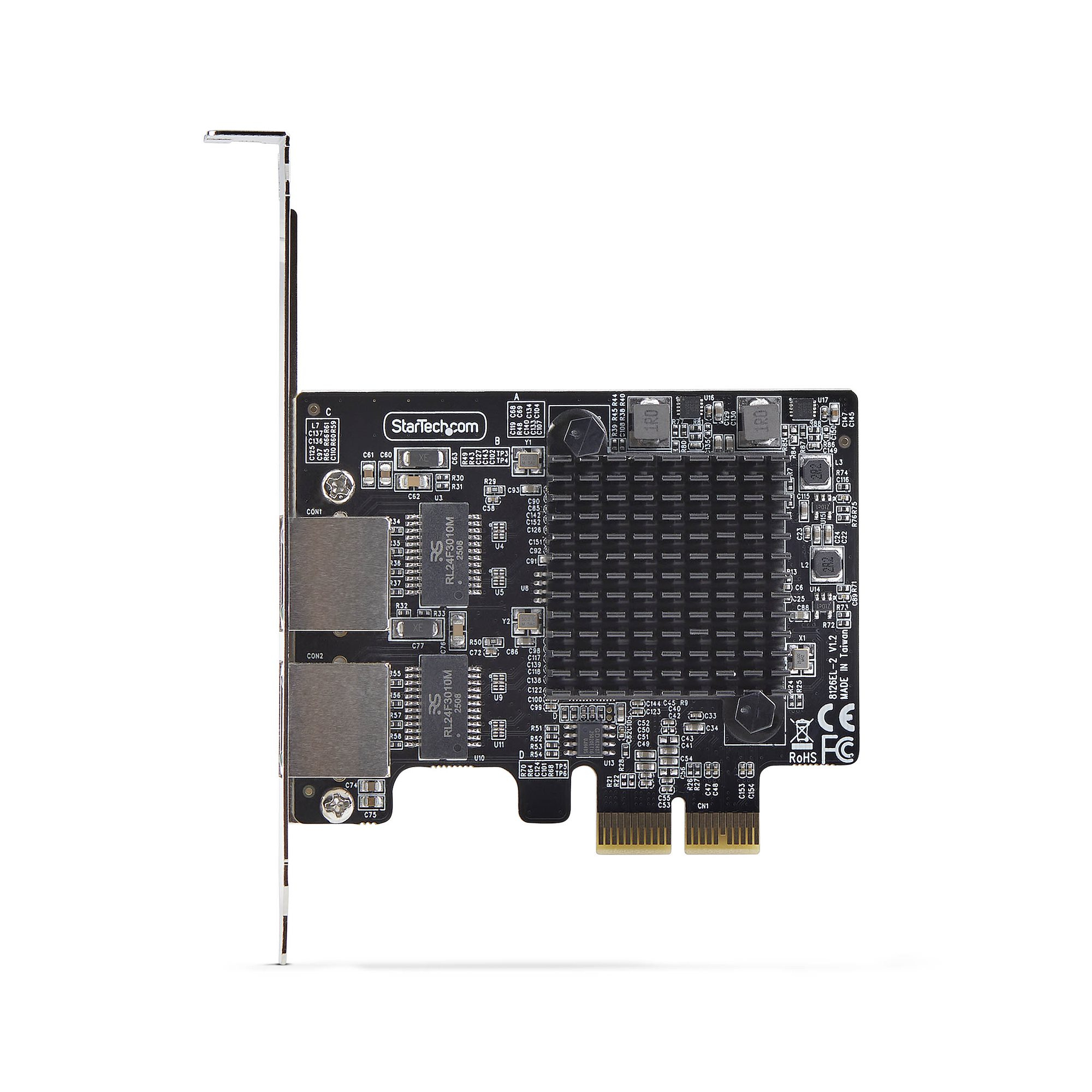 StarTech.com 2-Port 5G Gigabit PCIe Ethernet Adapter Kaart, 5G/2.5G/1G/100M/10M PCI Express Netwerkkaart, Realtek RTL8126, Windows en Linux, TAA Compliant - Afbeelding 6