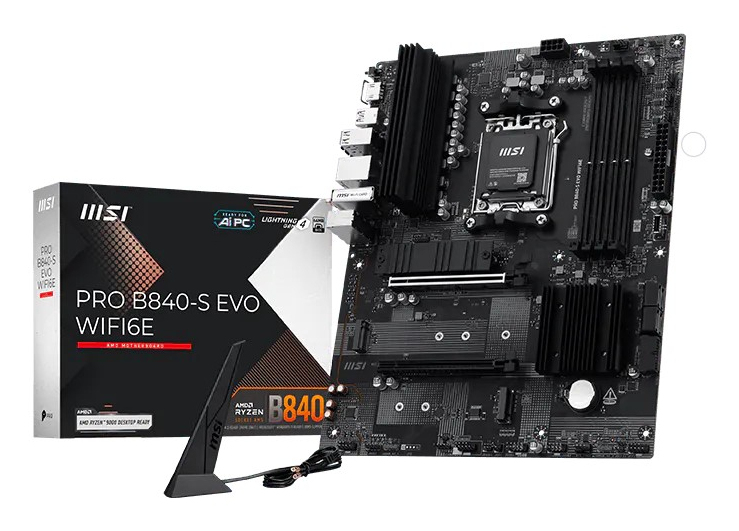 MSI Pro B840-S EVO WIFI6E AMD B840 Socket AM5 ATX - Afbeelding 2