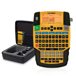 DYMO RHINO 4200 Draagbare Industriële Labelmaker met koffer | AZERTY-toetsenbord | Compacte, tijdbesparende labelprinter voor professionals, die veel onderweg zijn