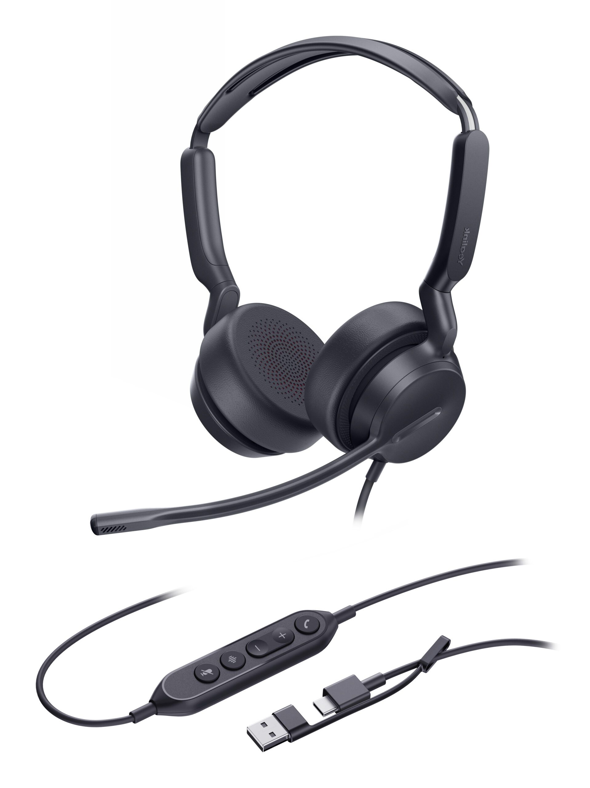 Yealink Dual UC-headset met USB-C/A-aansluiting - Afbeelding 3