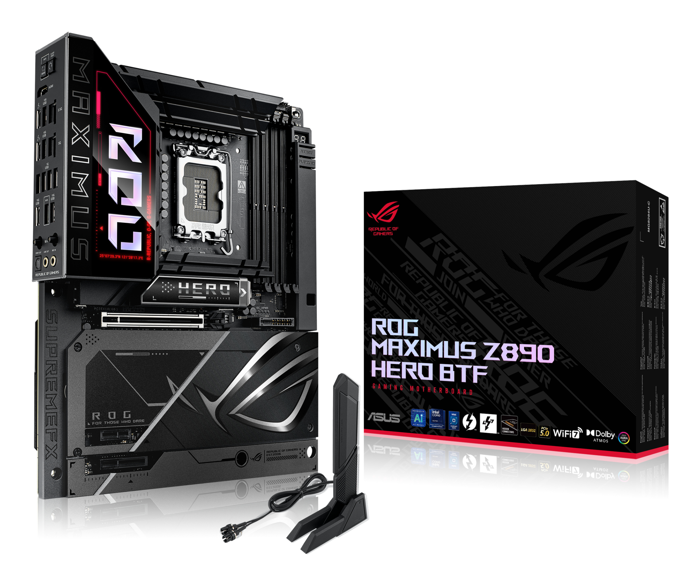 ASUS ROG MAXIMUS Z890 HERO BTF Intel Z890 LGA 1851 (Socket V1) ATX - Afbeelding 2