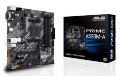 ASUS PRIME A520M-A II/CSM AMD A520 Socket AM4 micro ATX
