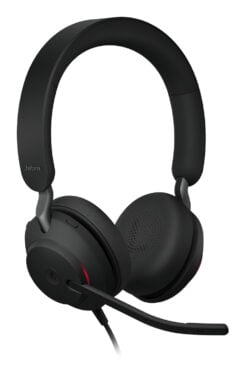 Jabra Evolve2 40 SE Headset Bedraad Hoofdband Oproepen/muziek USB Type-C / USB Type-A Zwart
