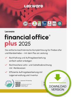 Lexware financial office plus 2025 "unbegrenzte Laufzeit" Download Boekhouding