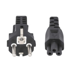Manhattan 354172 electriciteitssnoer Zwart 1 m CEE7/7 IEC C5 - Afbeelding 4
