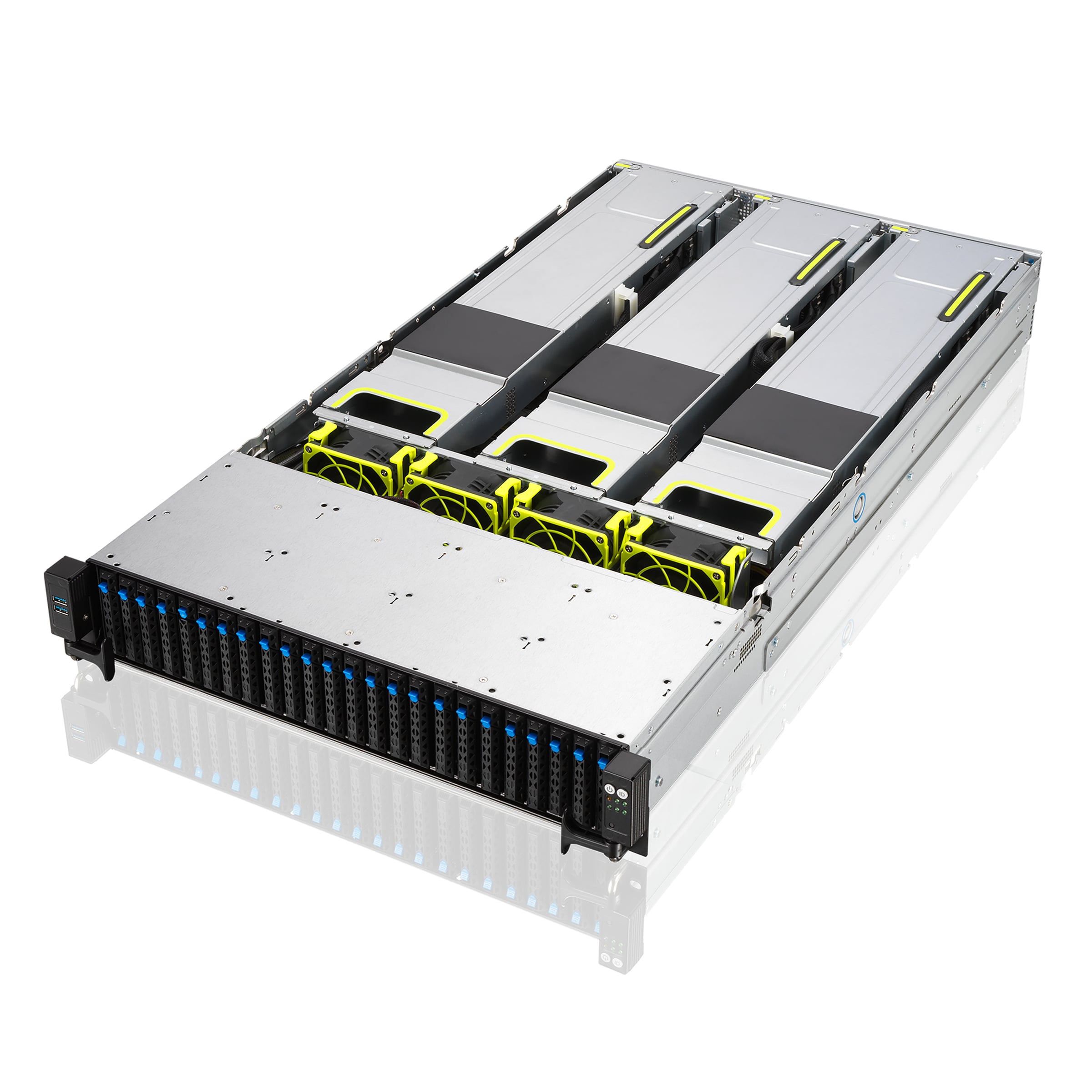 ASUS RS720-E11-RS24U Intel C741 Rack (2U) Zwart, Zilver - Afbeelding 6