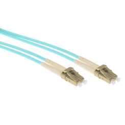 ACT 20 meter multimode 50/125 OM3 duplex armored fiber patch kabel met LC connectoren