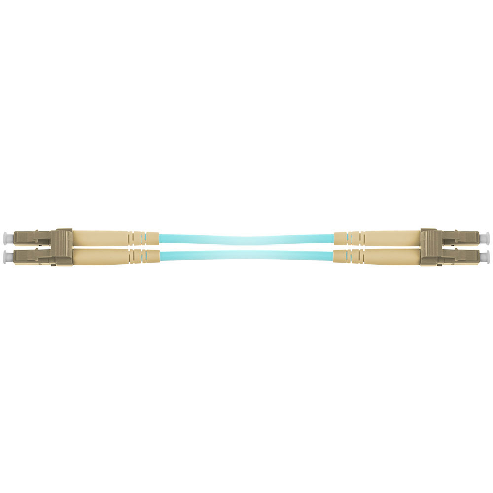 ACT 20 meter multimode 50/125 OM3 duplex armored fiber patch kabel met LC connectoren - Afbeelding 3