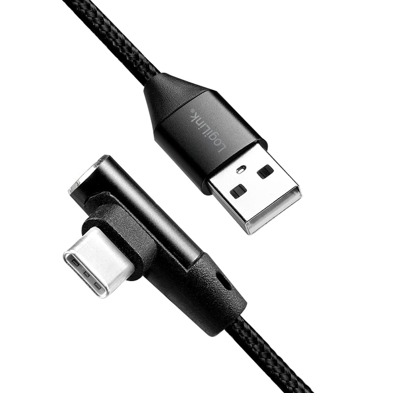 LogiLink CU0137 USB-kabel USB 2.0 0,3 m USB A USB C 0,48 Gbit/s Zwart - Afbeelding 3