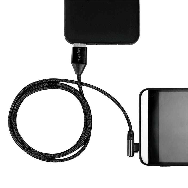LogiLink CU0137 USB-kabel USB 2.0 0,3 m USB A USB C 0,48 Gbit/s Zwart - Afbeelding 4