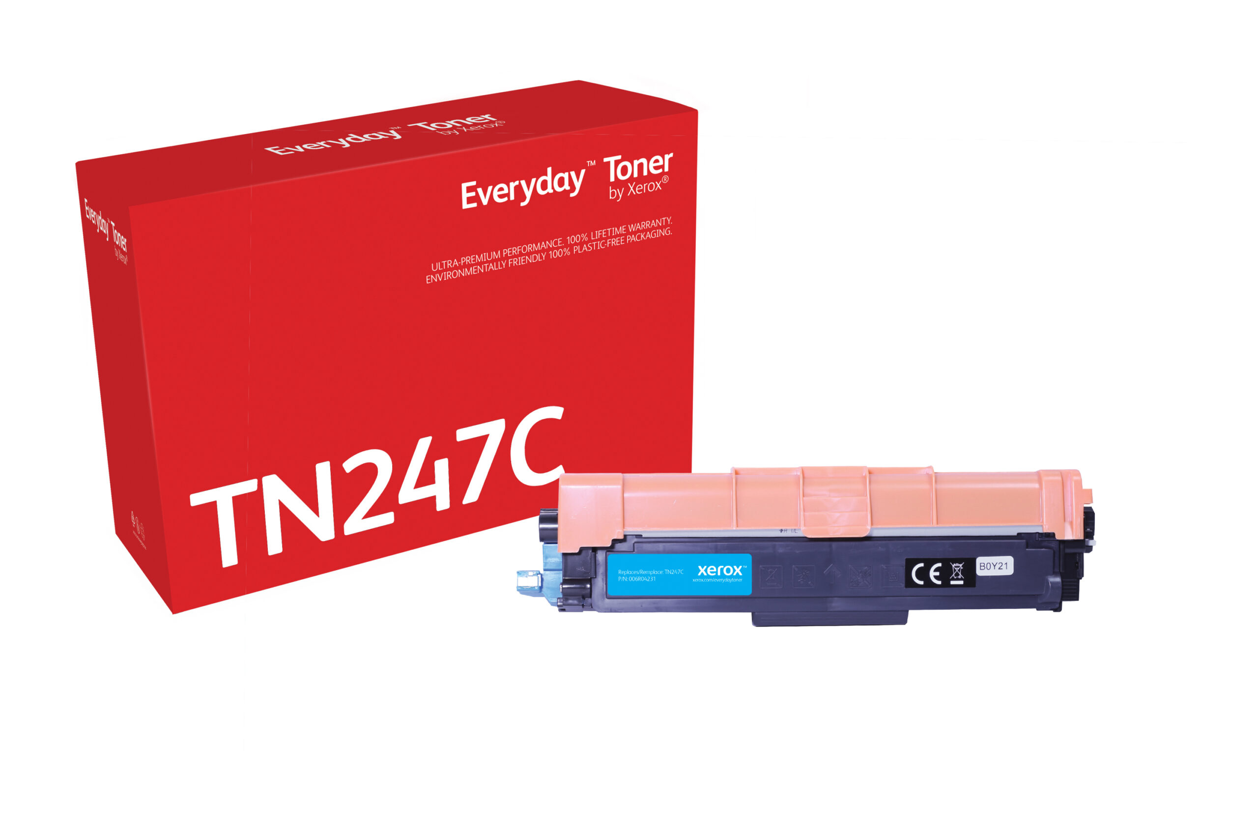Everyday Cyaan Toner compatibel met Brother TN247C, Hoge capaciteit