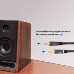 LogiLink CA1210 audio kabel 3 m 2 x Banaan Zwart - Afbeelding 4