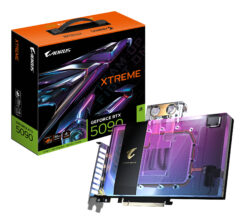 GIGABYTE AORUS GeForce RTX 5090 XTREME WATERFORCE WB 32G NVIDIA 32 GB GDDR7