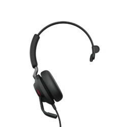 Jabra Evolve2 40 SE Headset Bedraad Hoofdband Oproepen/muziek USB Type-C / USB Type-A Zwart