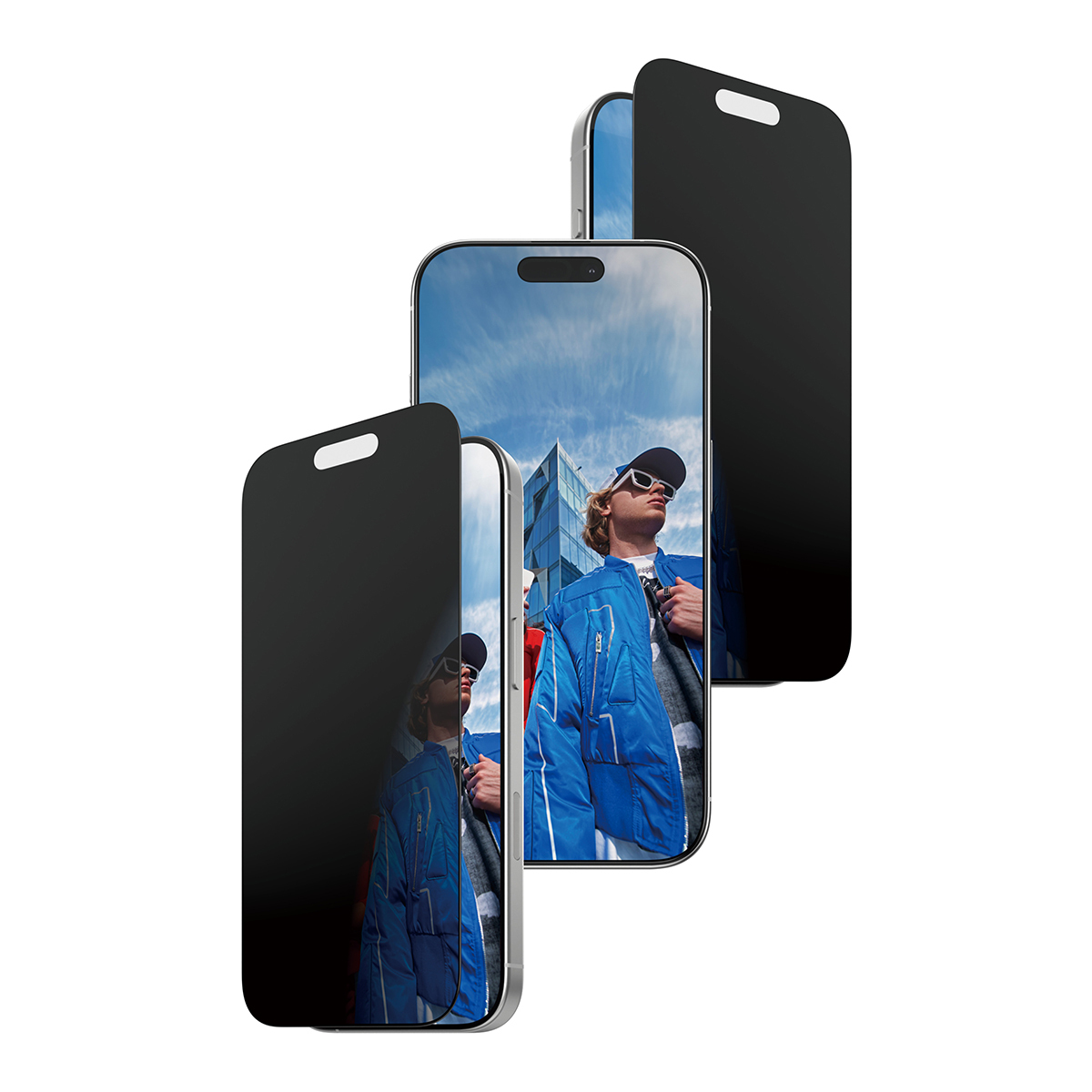 PanzerGlass ® 2-Way Privacy Screen Protector iPhone 17 | iPhone 16 Pro | Ultra-Wide Fit w. Fastfit in-a-box Doorzichtige schermbeschermer Apple 1 stuk(s)