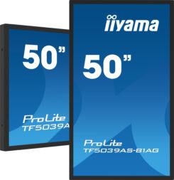 iiyama TF5039AS-B1AG computer monitor 125,7 cm (49.5") 3840 x 2160 Pixels 4K Ultra HD LED Touchscreen Zwart