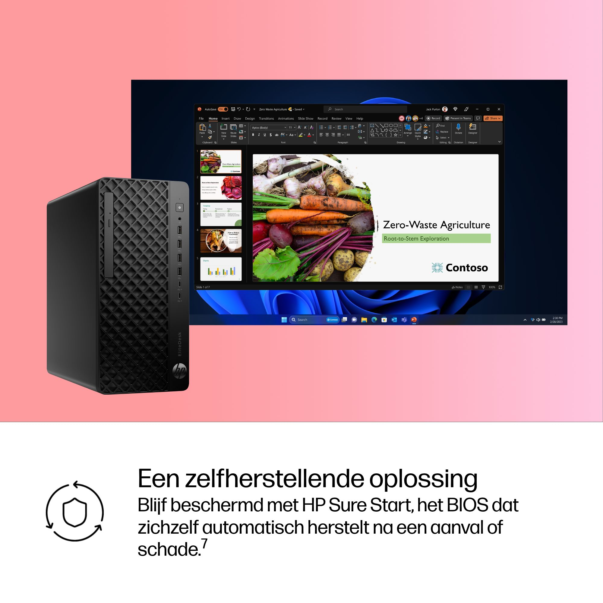HP EliteDesk 8 G1i TWR U5-235 16/2 W11P Intel Core Ultra 5 16 GB DDR5-SDRAM 512 GB SSD Windows 11 Pro Tower PC AI PC Zwart - Afbeelding 14