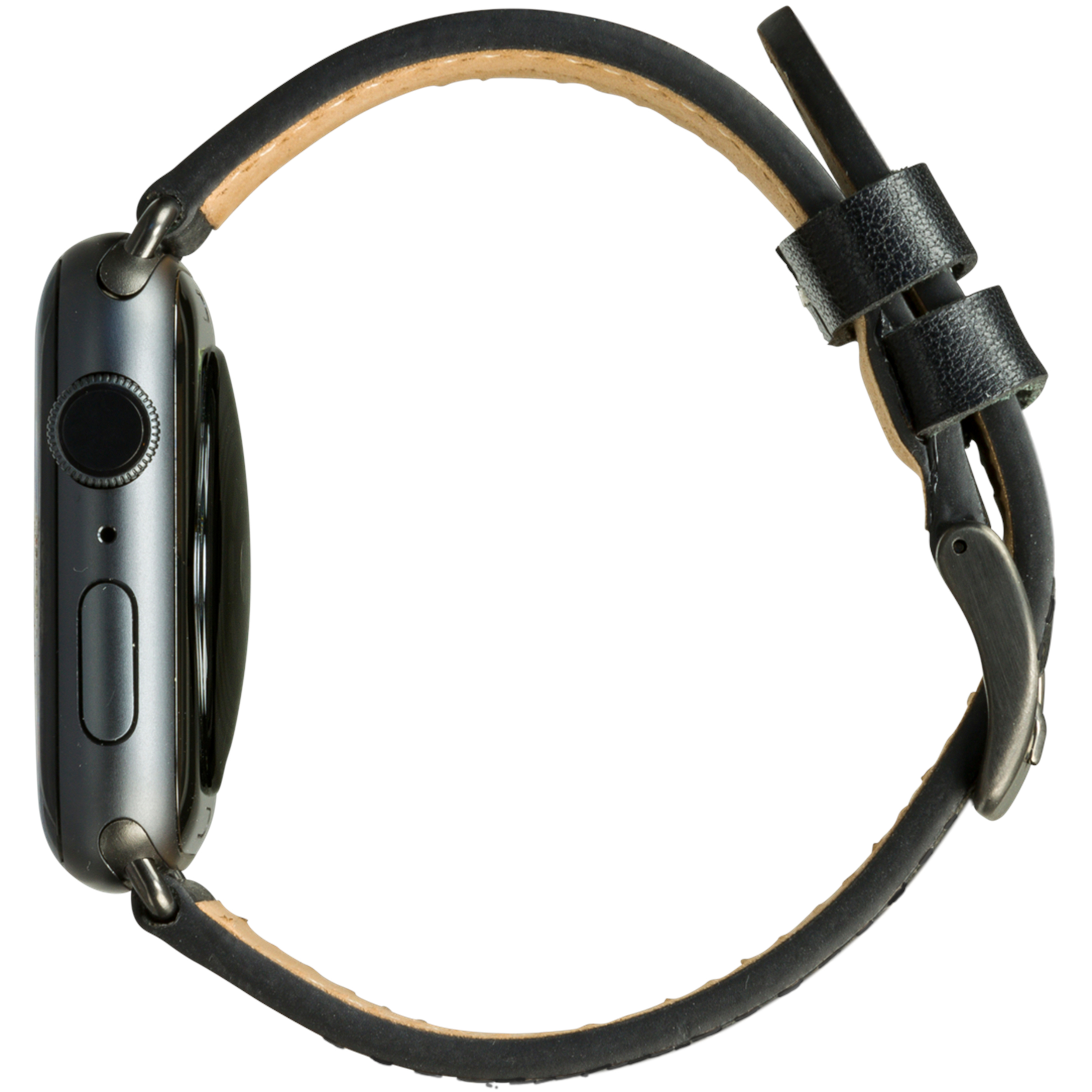 dbramante1928 Copenhagen Band Zwart, Grijs Leer - Afbeelding 4