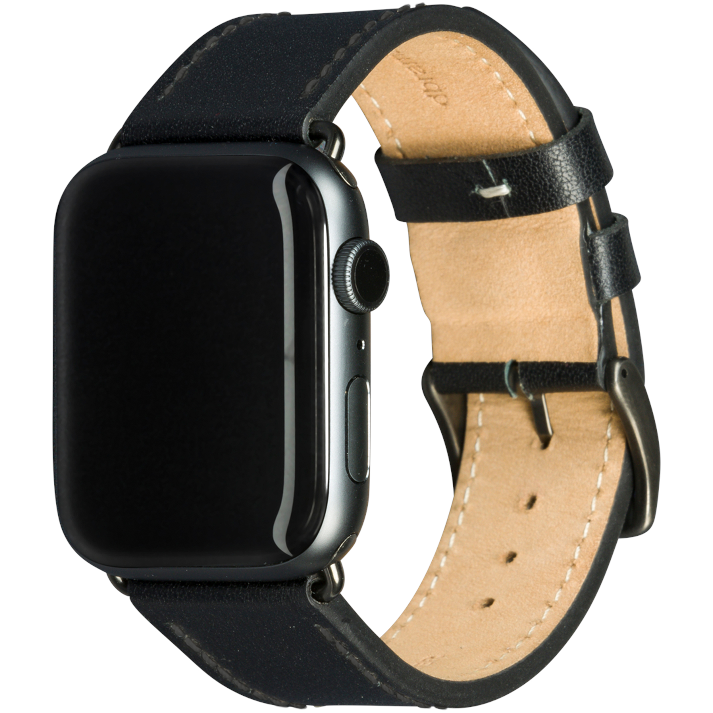 dbramante1928 Copenhagen Band Zwart, Grijs Leer - Afbeelding 5