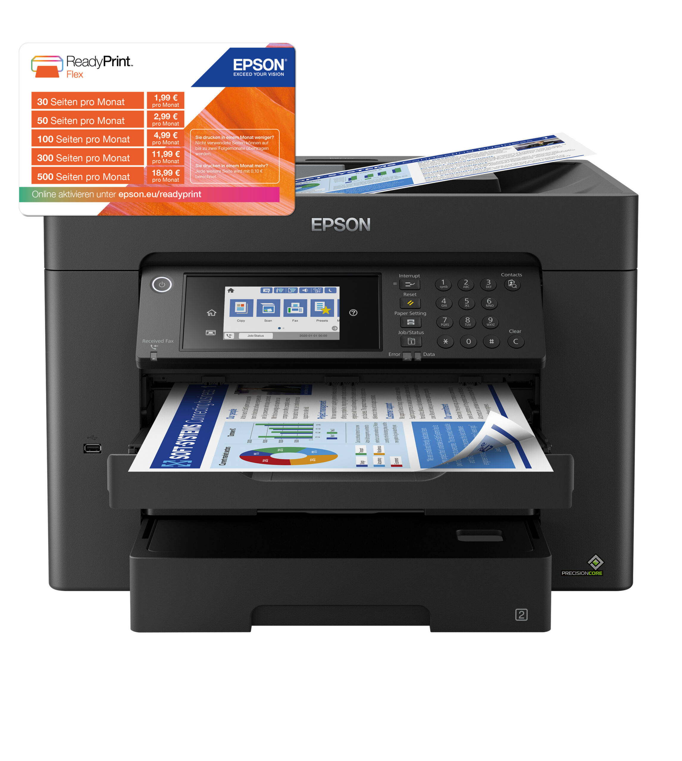 Epson WorkForce Pro WorkForce WF-7840DTWF - Afbeelding 4