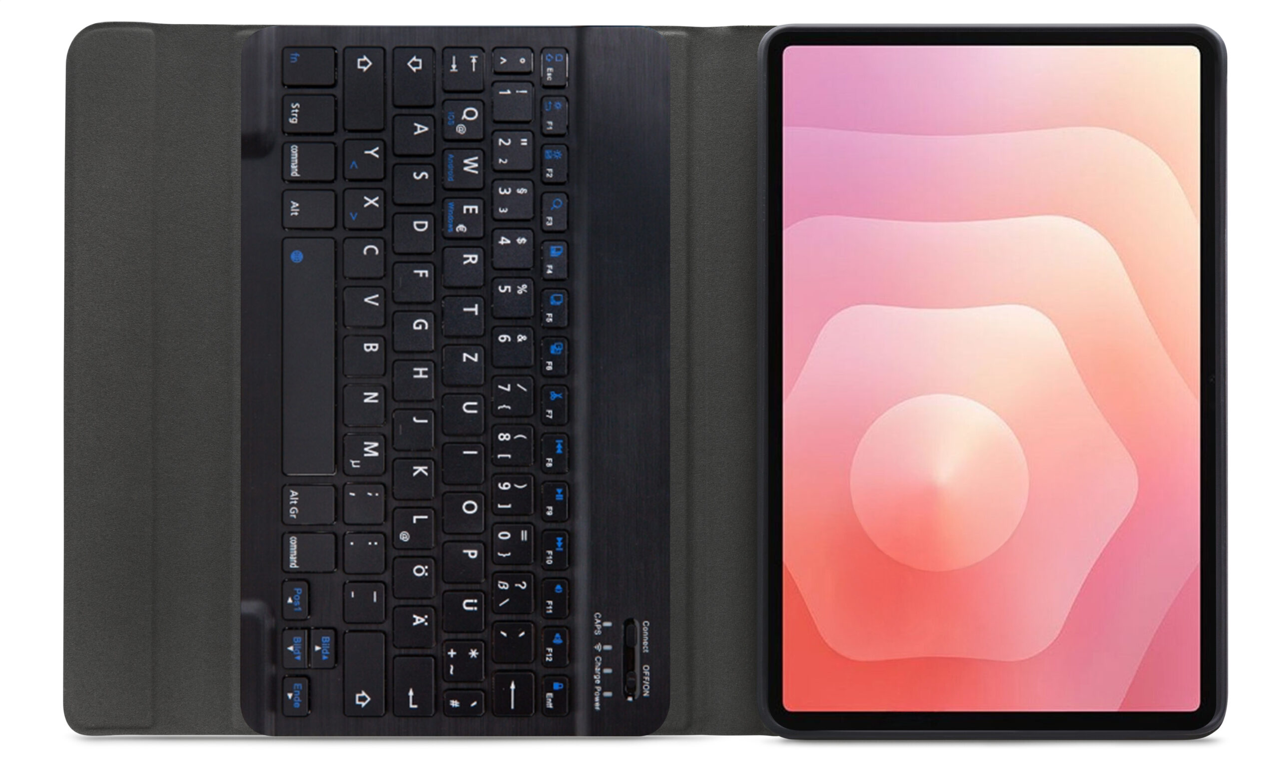 Mobilize Detachable Bluetooth Keyboard Case Samsung Galaxy Tab S11 Black QWERTZ - Afbeelding 4