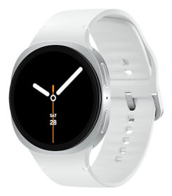 Samsung Galaxy Watch 8 3,81 cm (1.5") AMOLED 44 mm Digitaal 480 x 480 Pixels Touchscreen Zilver Wifi GPS