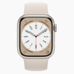 Forza Refurbished Apple Watch Series 8 45mm Sterrenlicht Wifi - Licht gebruikt