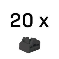 Lindy 47892 poortblokker RJ-45 Zwart Acrylonitrielbutadieenstyreen (ABS) 20 stuk(s) - Afbeelding 2