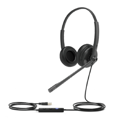 Yealink UH34 Lite Headset Bedraad Hoofdband Kantoor/callcenter Zwart - Afbeelding 2