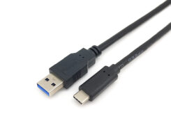 Equip 128344 USB 3.2 Gen 1 C naar A kabel, M/M, 2.0m, 5Gbps, Zwart