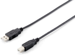 Equip 128861 USB 2.0 Type A naar Type B kabel, 3.0m , Zwart