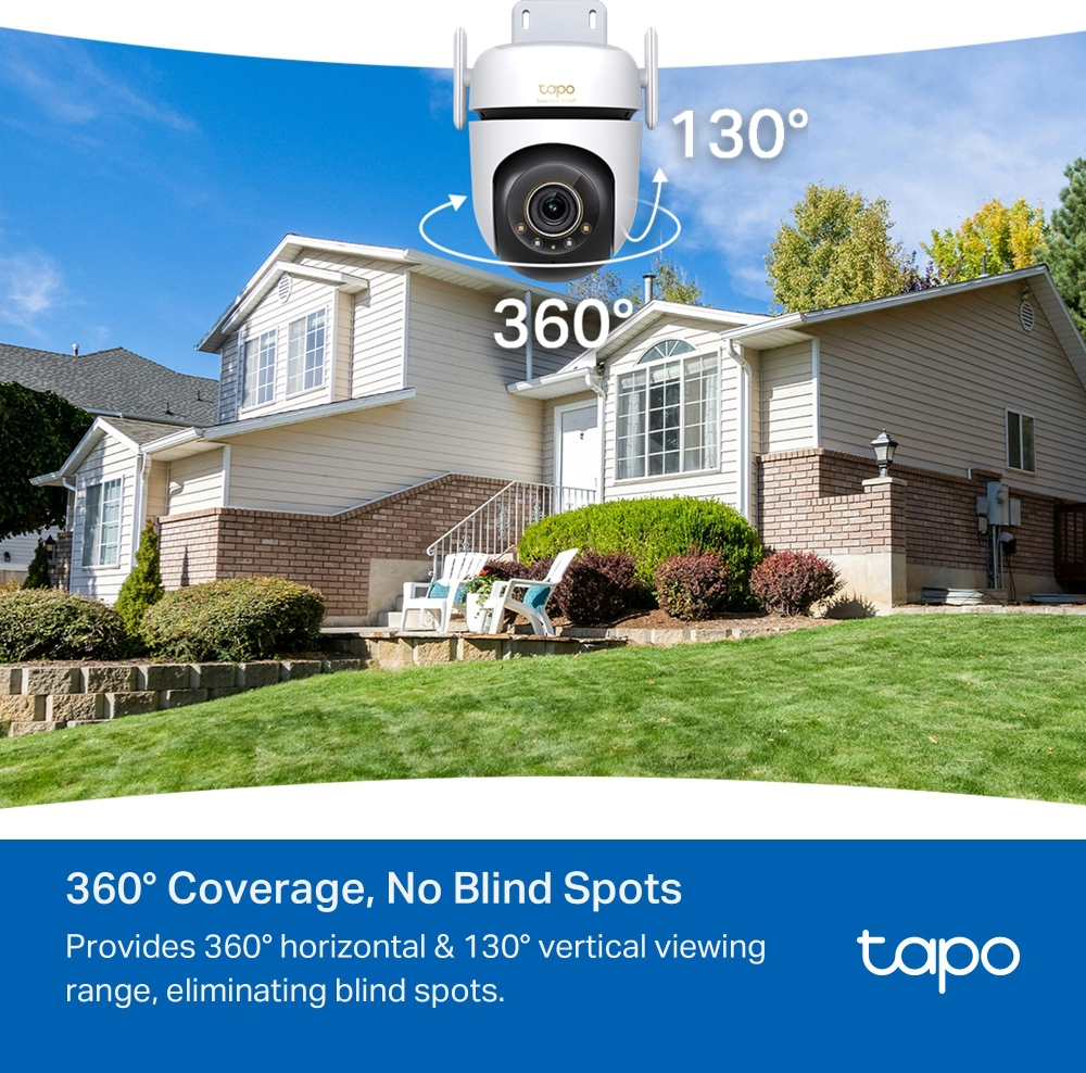 TP-Link TAPO C530WS bewakingscamera Torentje IP-beveiligingscamera Buiten 2880 x 1620 Pixels Muur - Afbeelding 8