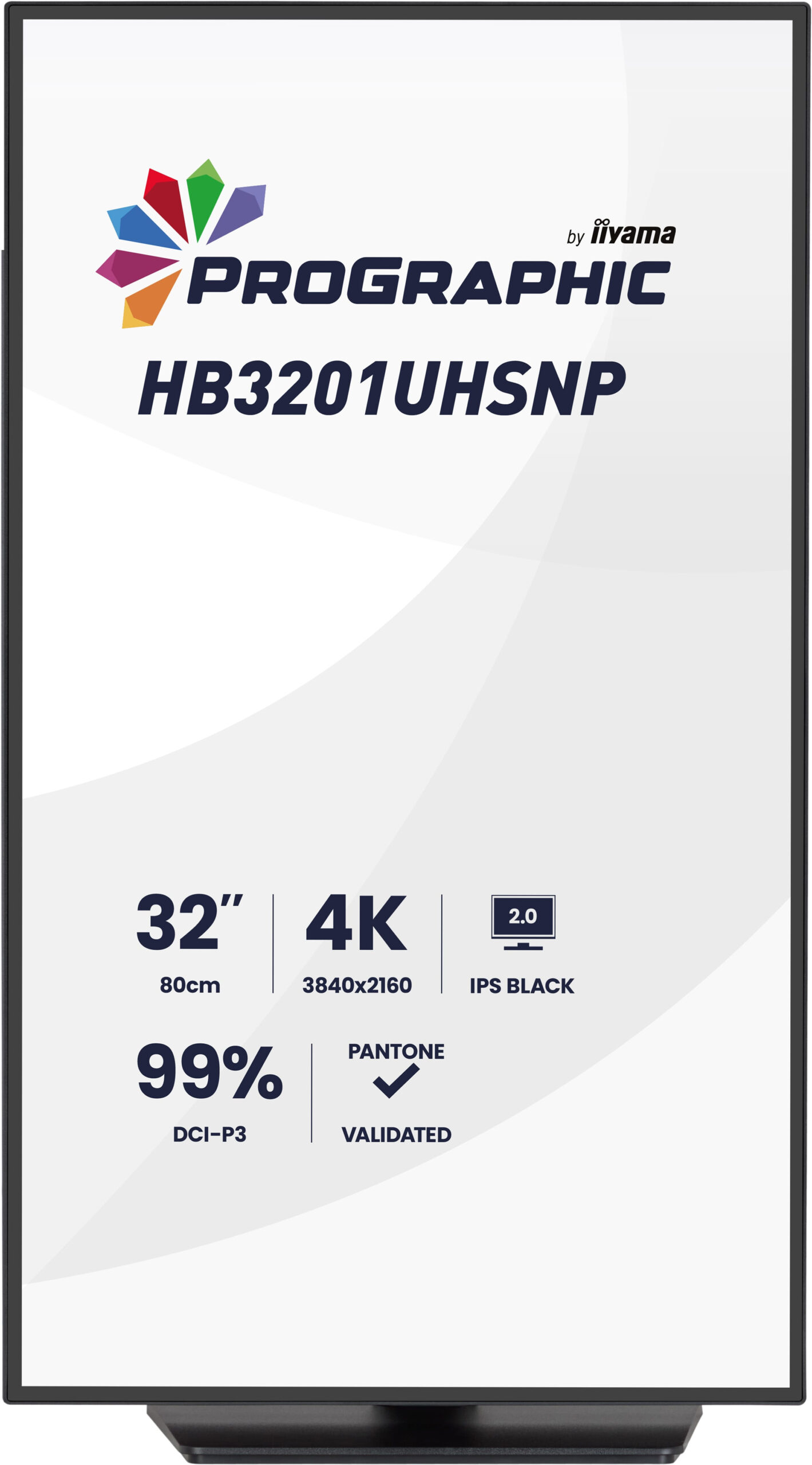 iiyama ProGraphic HB3201UHSNP-B1 computer monitor 80 cm (31.5") 3840 x 2160 Pixels 4K Ultra HD Zwart - Afbeelding 3