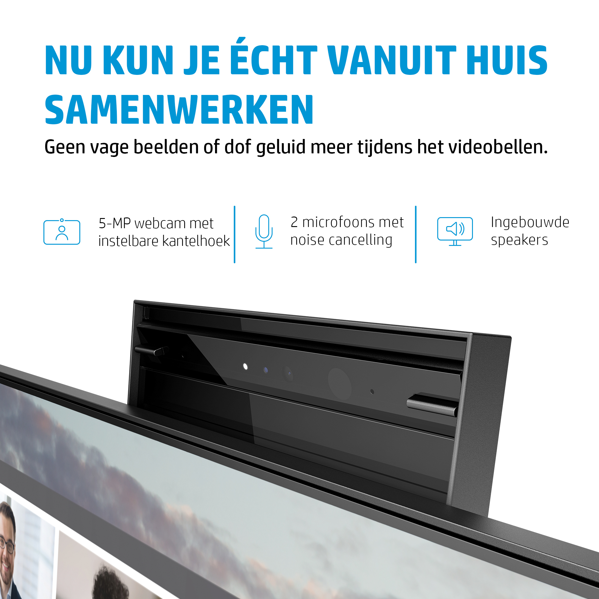 HP E24m G4 FHD USB-C conferentiemonitor - Afbeelding 14